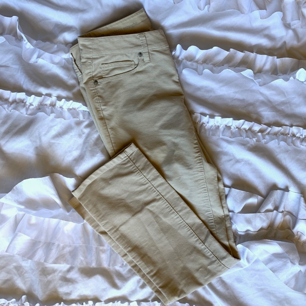 Loft corduroy straight leg pants